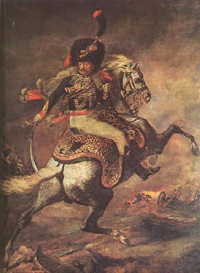 Jean Louis Voille Charging Chasseur by Theodore Gericault Spain oil painting art